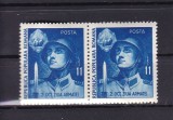 ROMANIA 1951 LP 289 ZIUA ARMATEI PERECHE MNH
