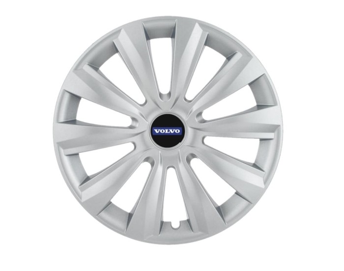 Set 4 capace roti Delta cromat R14 pentru gama auto Volvo