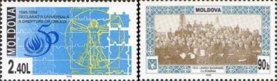 MOLDOVA 1998, Aniversari, Sfatul Tarii, serie neuzata, MNH foto