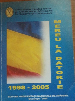 Mereu la datorie 1998-2005 foto