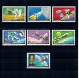 Manama 1970 - Soyuz-Apollo, cosmonautica, serie dantelata neuzata