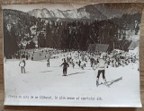 Partia de schi de la Clabucet// fotografie perioada comunista, Romania 1900 - 1950, Portrete