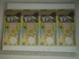 Bloc / Coala 4 Bancnote 500000 lei 2000 (Ghizari) ROMANIA - UNC