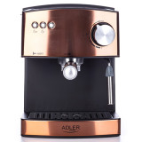 Espressor de cafea Adler, 16 bar, 1.6 l, boiler inox, 850 W