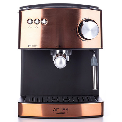Espressor de cafea Adler, 16 bar, 1.6 l, boiler inox, 850 W foto