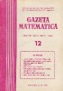 Gazeta Matematica, Nr. 12 /1976