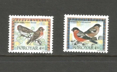 Foroyar Feroe Danemarca MNH 1997 - Pasari invazive