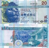 HONG KONG 20 dollars 2009 (HSBC) UNC!!!