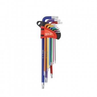 Set chei imbus torx T10-T50, extralungi, 9 piese foto