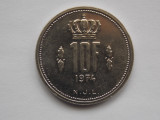 10 FRANCS 1974 LUXEMBURG-XF, Europa