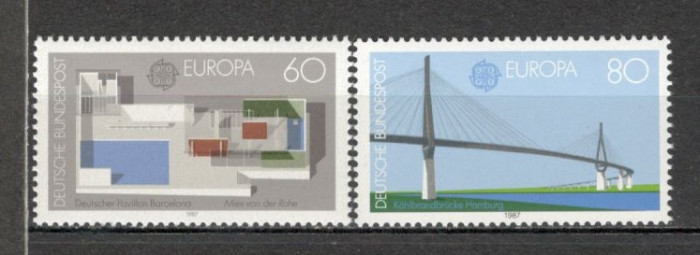 Germania.1987 EUROPA-Arhitectura moderna MG.638