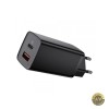Incarcator Retea Baseus GaN2 Lite 65W 3A 1 x USB-A - 1 x USB-C Negru CCGAN2L-B01