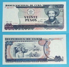Cuba (p#110) 20 Pesos 1991 &#039;Cienfuegos&#039; UNC serie: CA06 437477