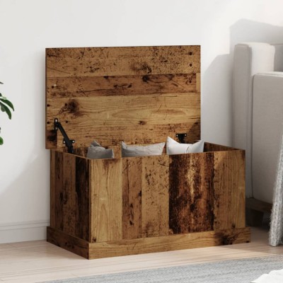 vidaXL Cutie de depozitare lemn vechi 70x40x38 cm lemn prelucrat 857161 foto