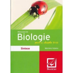 Memorator de Biologie 9 -10 , 2016 - Mariana Hutanu