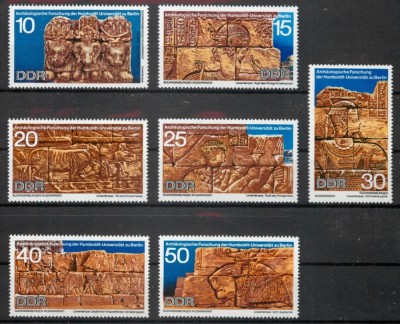 DDR 1970 - Arheologie, serie neuzata foto
