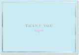 Blue Elegance Thank You Notes