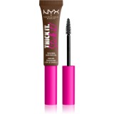 NYX Professional Makeup Thick it Stick It Brow Mascara mascara pentru spr&acirc;ncene culoare 06 Brunette 7 ml