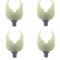 Set 4 bucati CAP Suport &quot;U&quot; Mare SILICONIC FLUO