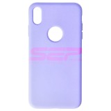 Husa Silicon iPhone XS Max Lavender High Copy - Protectie Premium
