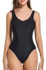 Costum Baie Menstrual Linovit Lora Negru XL, Protectie Scurgeri, Absorbant, Refolosibil