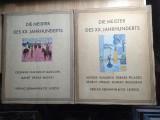 Set două volume Die Meister des XX. Jahrhunderts (Maeștrii secolului XX), editor Emil Waldmann (Verlag Seemann &amp; Co., Leipzig, cca. 1930)
