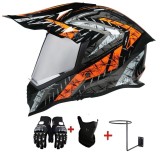 Cumpara ieftin Cască Moto Full Face Stealth X , Vizieră Etanșă, Cozoroc Reglabil, Ochelari