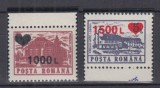ROMANIA 1998 LP 1457 HOTELURI SI CABANE 91 SUPRATIPAR INIMIOARE MNH