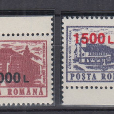 ROMANIA 1998 LP 1457 HOTELURI SI CABANE 91 SUPRATIPAR INIMIOARE MNH