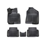 Set covoare auto cauciuc tip tavita pentru Kia Sportage 2010-2015, negru