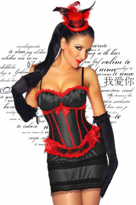 Burlesque Black Corset foto