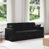 vidaXL Canapea Negru 198 x 78 x 80 cm Catifea 42024437