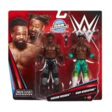 WWE Main Event Showdown Set 2 figurine articulate Xavier Woods vs Kofi Kingston 15 cm