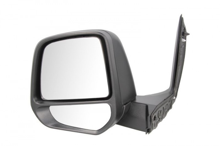Oglinda usa exterioara Ford Tourneo Connect, 03.2013-2018, Connect, partea Stanga, ajustabil manual; carcasa neagra; sticla convexa; geam cromat, Vie