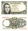 Spania 5 Pesetas 1951 P-140a UNC