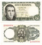 Spania 5 Pesetas 1951 P-140a UNC