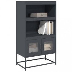Gossi dulap inalt, antracit, 68x39x123 cm, otel