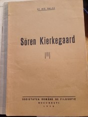 dr. Nic. Balca - Soren Kierkegaard