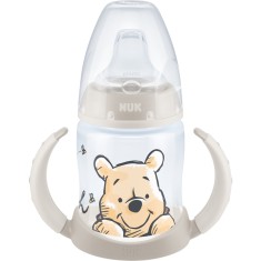 Biberon cu toarte, NUK, DISNEY, cu tetina de invatare, 150 ml, 6-18 luni,BEJ