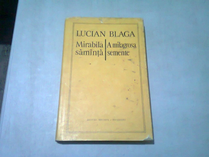 MIRABILA SAMANTA - LUCIAN BLAGA EDITIE BILINGVA ROMANA/PORTUGHEZA