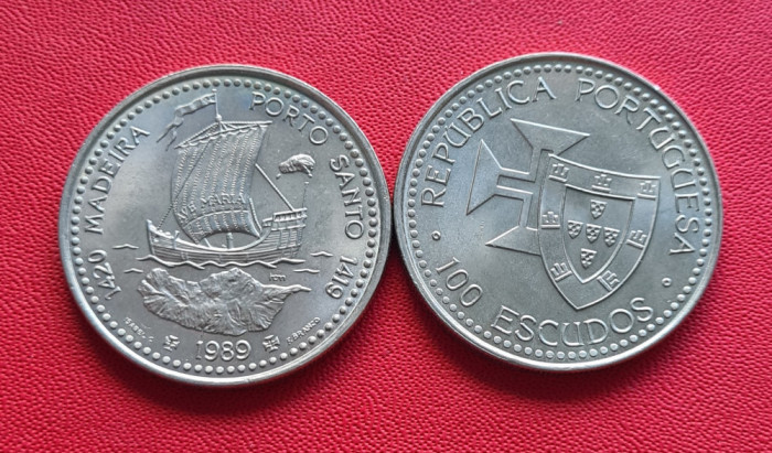 Portugalia 100 escudos 1989 Madeira