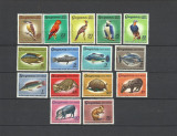 GUYANA 1968 FAUNA PASARI PESTI SI ANIMALE SALBATICE MNH, Nestampilat