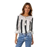 Bluza dama tip ie 257 alb/negru darth vader , marimea 2XL