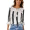 Bluza dama tip ie 257 alb/negru darth vader , marimea L