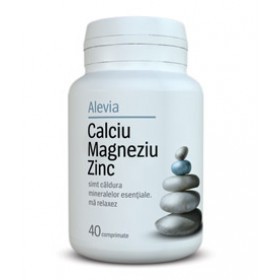 Calciu Magneziu Zinc Alevia 40tb foto