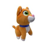 Breloc Pisica de plus portocalie