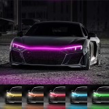 Banda LED iluminare capota, tensiune 12V, lungime 180cm, lumina Multicolora, RGB, AVEX