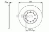 Disc frana FORD TRANSIT bus (2006 - 2014) BOSCH 0 986 479 R92