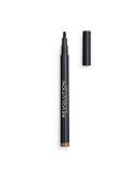 Creion pentru sprancene Makeup Revolution London, Micro Brow Pen, Light Brown, 1 ml