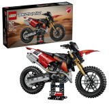 LEGO Technic Motocicleta Ducati Desmo450 MX, model de uzina, 457 piese